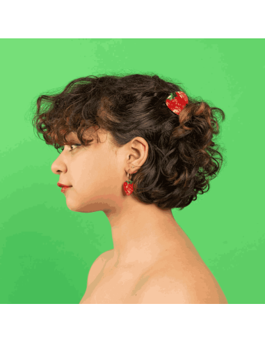 Petite Pince à cheveux Fraise - Coucou Suzette