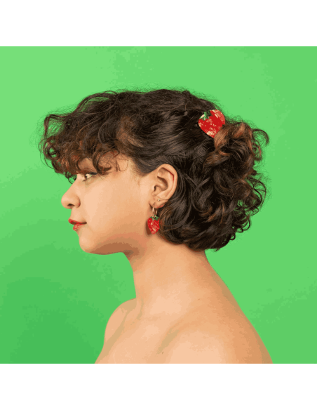 Petite Pince à cheveux Fraise - Coucou Suzette