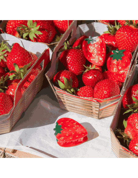 Petite Pince à cheveux Fraise - Coucou Suzette
