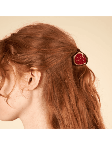 Petite Pince à cheveux Figue - Coucou Suzette