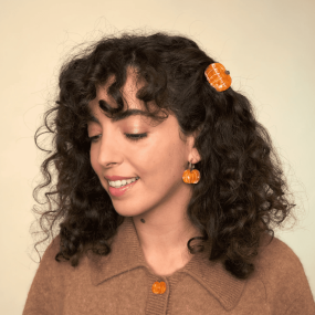 Petite Pince à cheveux Citrouille - Coucou Suzette 2