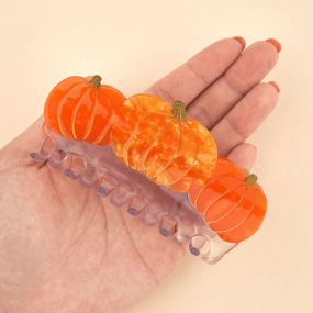 Grande pince à cheveux 3 citrouilles - Coucou Suzette