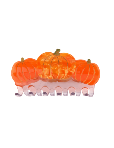 Grande pince à cheveux 3 citrouilles - Coucou...