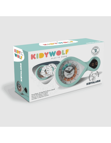 Réveil Kidyalarm menthe - Kidywolf