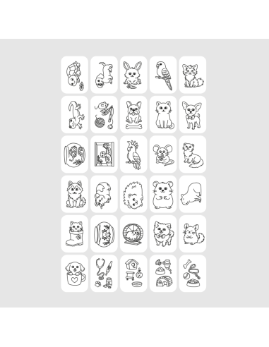Tablette à dessin Kidydraw - mini Pets - Kidywolf