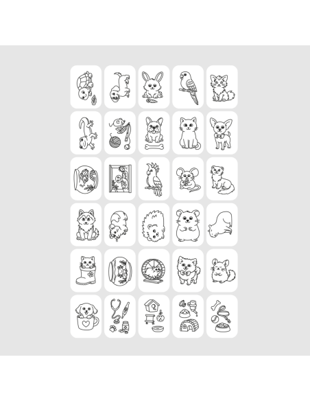 Tablette à dessin Kidydraw - mini Pets - Kidywolf