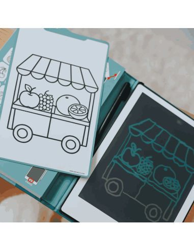 Tablette à dessin Kidydraw-mini Marché - Kidywolf