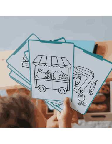 Tablette à dessin Kidydraw-mini Marché - Kidywolf