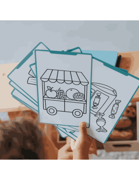Tablette à dessin Kidydraw-mini Marché - Kidywolf