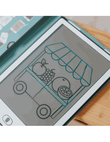 Tablette à dessin Kidydraw-mini Marché - Kidywolf