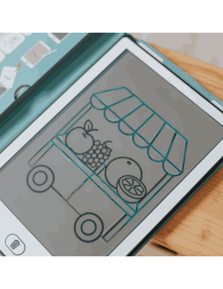 Tablette à dessin Kidydraw-mini Marché - Kidywolf