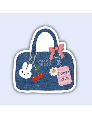 Autocollant holographique Crafty Club