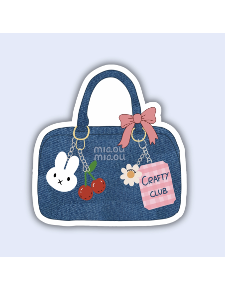 Autocollant holographique Crafty Club