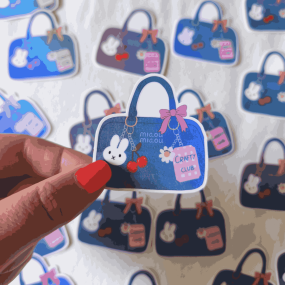 Autocollant holographique Crafty Club 2