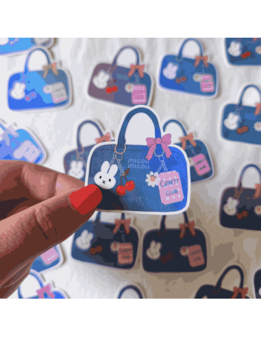 Autocollant holographique Crafty Club