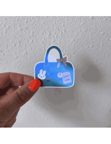 Autocollant holographique Crafty Club