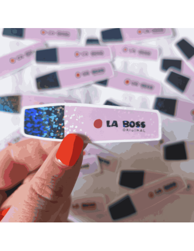 Autocollant holographique surligneur La Boss