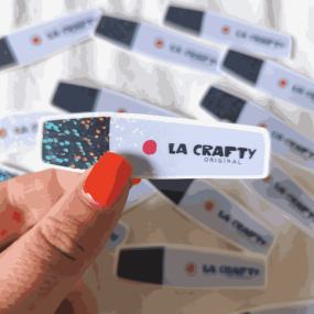 Autocollant holographique surligneur La Crafty 2