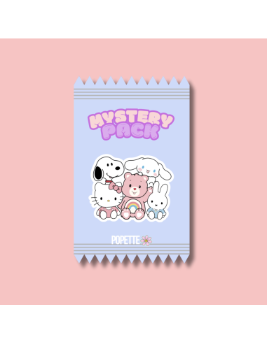 Autocollant surprise "mystery pack"