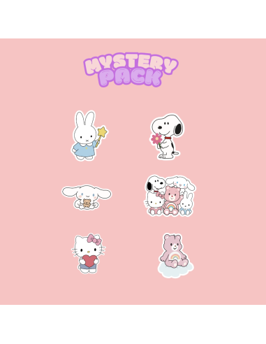 Autocollant surprise "mystery pack"