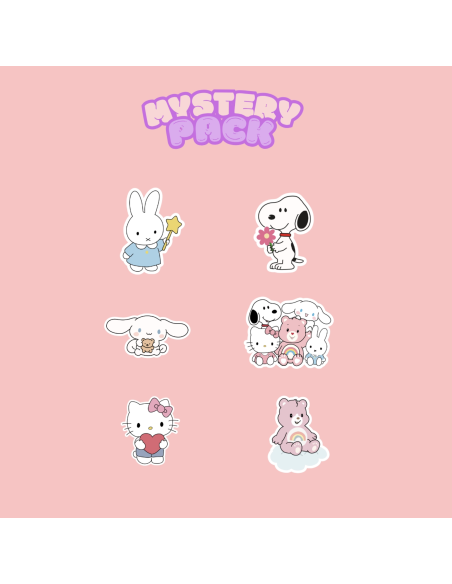 Autocollant surprise "mystery pack"