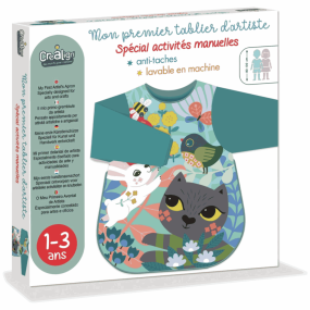 Tablier d'artiste Chat 1/3 ans - Crea Lign' 2