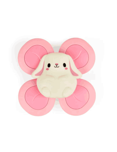jouet d'éveil spinner à ventouse Lapin - Tiger tribe