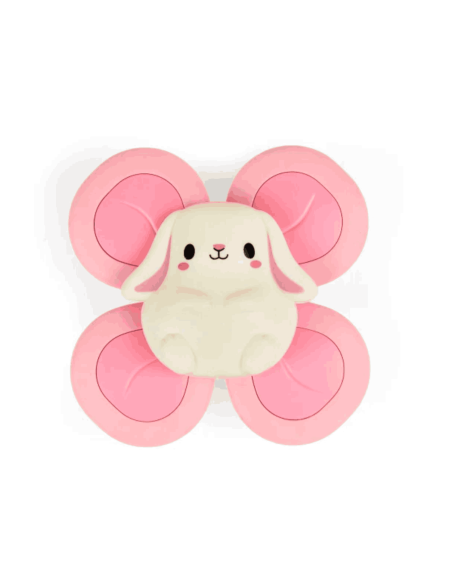 jouet d'éveil spinner à ventouse Lapin - Tiger tribe