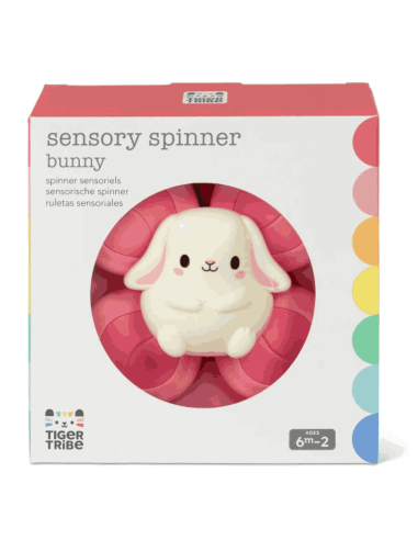 jouet d'éveil spinner à ventouse Lapin - Tiger tribe