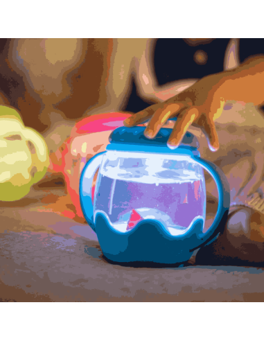 Petite jarre sensorielle Bleue - Glo Pals