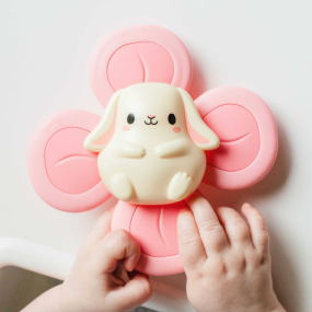 Jouet d'éveil spinner à ventouse Lapin - Tiger Tribe
