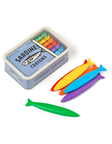 Boite de crayons sardines - Kikkerland
