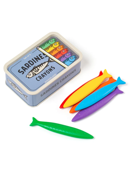 Boite de crayons sardines - Kikkerland