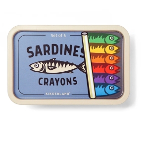 Boite de crayons sardines - Kikkerland 2