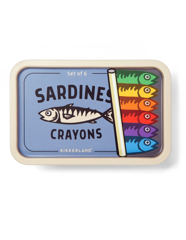 Boite de crayons sardines - Kikkerland