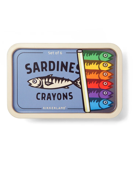 Boite de crayons sardines - Kikkerland
