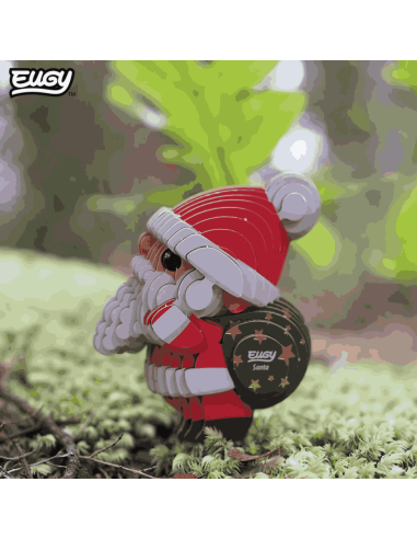 Eugy puzzle Père Noël 3D en carton
