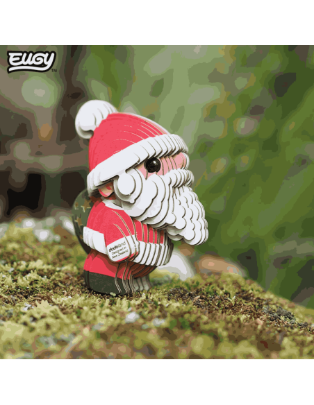 Eugy puzzle Père Noël 3D en carton