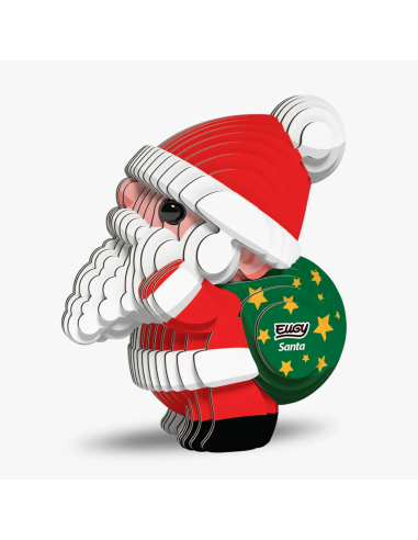 Eugy puzzle Père Noël 3D en carton