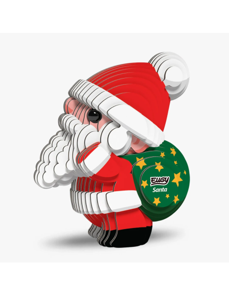 Eugy puzzle Père Noël 3D en carton