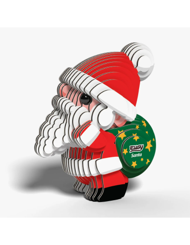 Eugy puzzle Père Noël 3D en carton