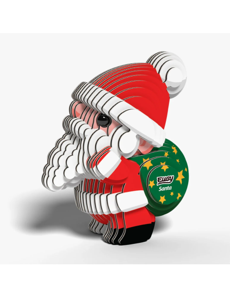 Eugy puzzle Père Noël 3D en carton