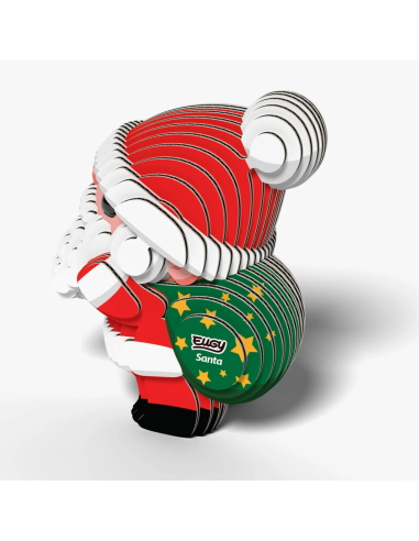 Eugy puzzle Père Noël 3D en carton
