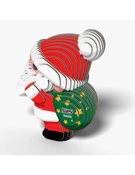 Eugy puzzle Père Noël 3D en carton