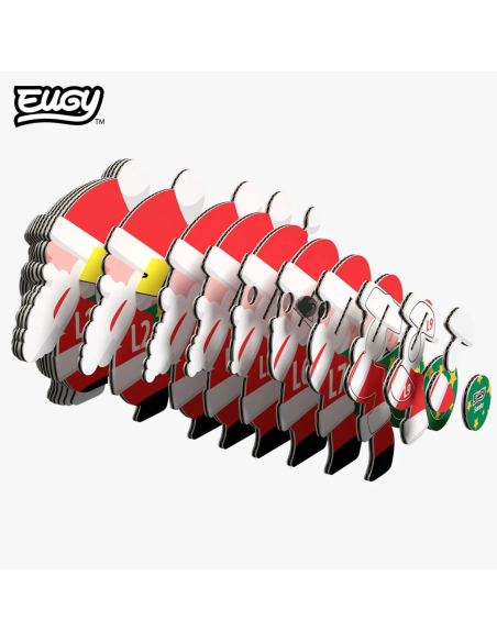 Eugy puzzle Père Noël 3D en carton