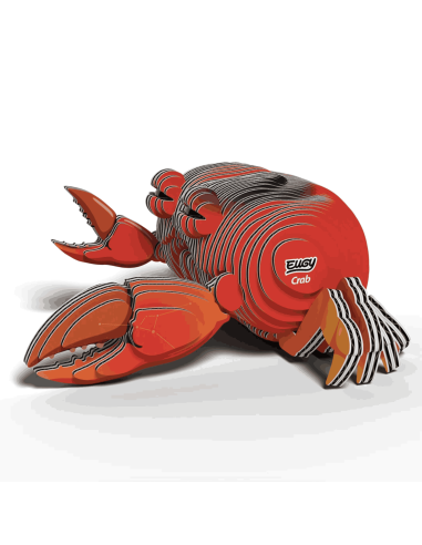 Eugy puzzle Crabe 3D en carton