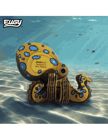 Eugy puzzle Poulpe 3D en carton