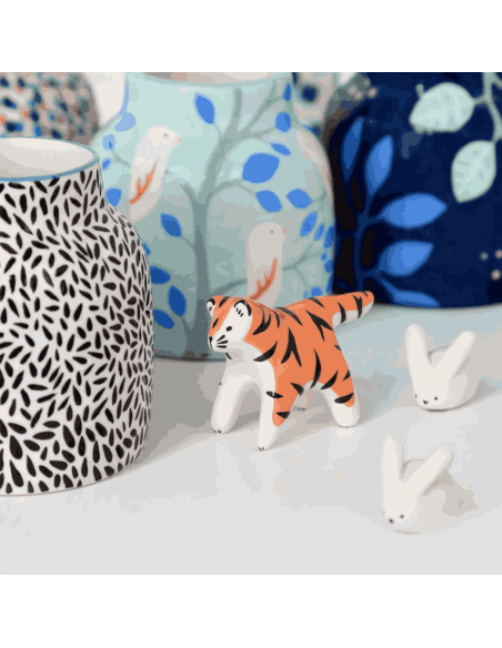 Petit tigre en céramique - Dodo Toucan