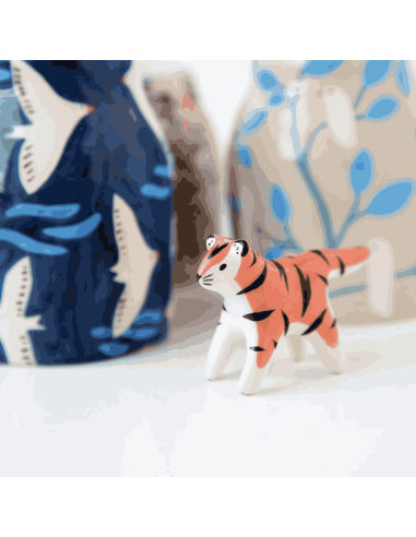 Petit tigre en céramique - Dodo Toucan