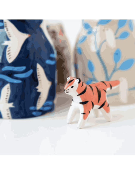 Petit tigre en céramique - Dodo Toucan